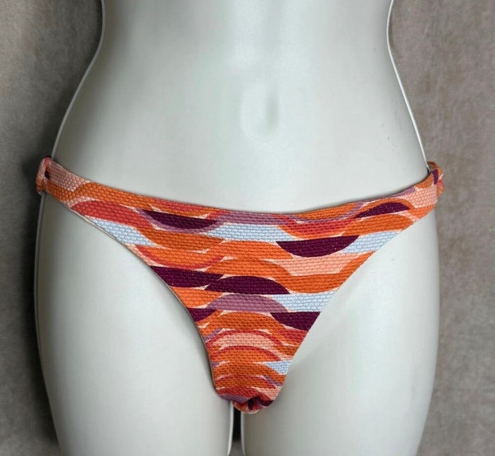 L*Space Cabana The Wedge Pique Bikini Bottom L NWOT